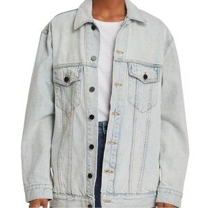 Denim X Alexander Wang Daze Bleached Denim Jacket M